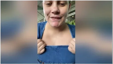 Playing With My Lactating Tits In Public - Belly Button