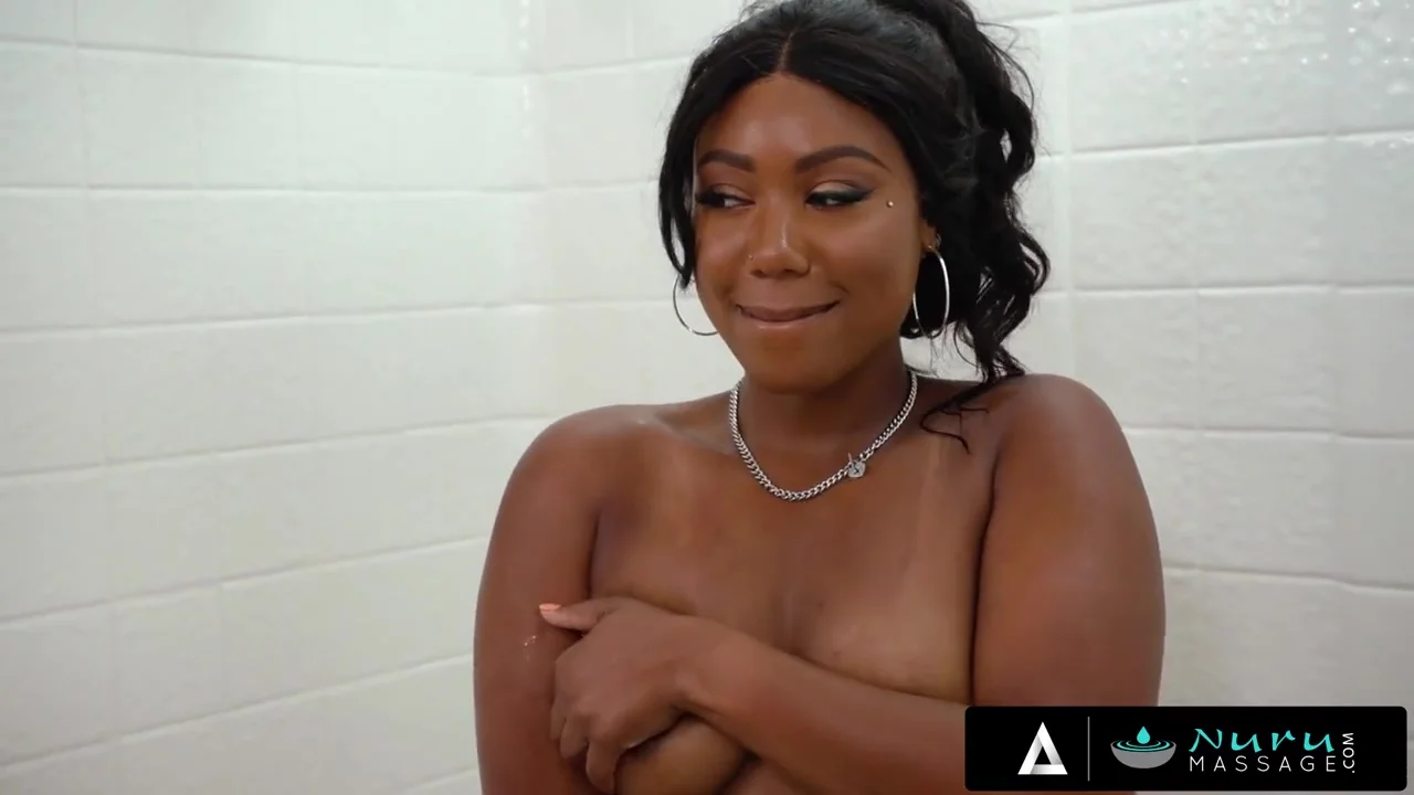 Hot Ebony Babe Takes Care Of An Extra Clients Dick