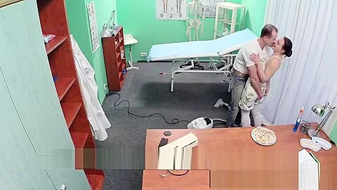 Real sex from european hospital office