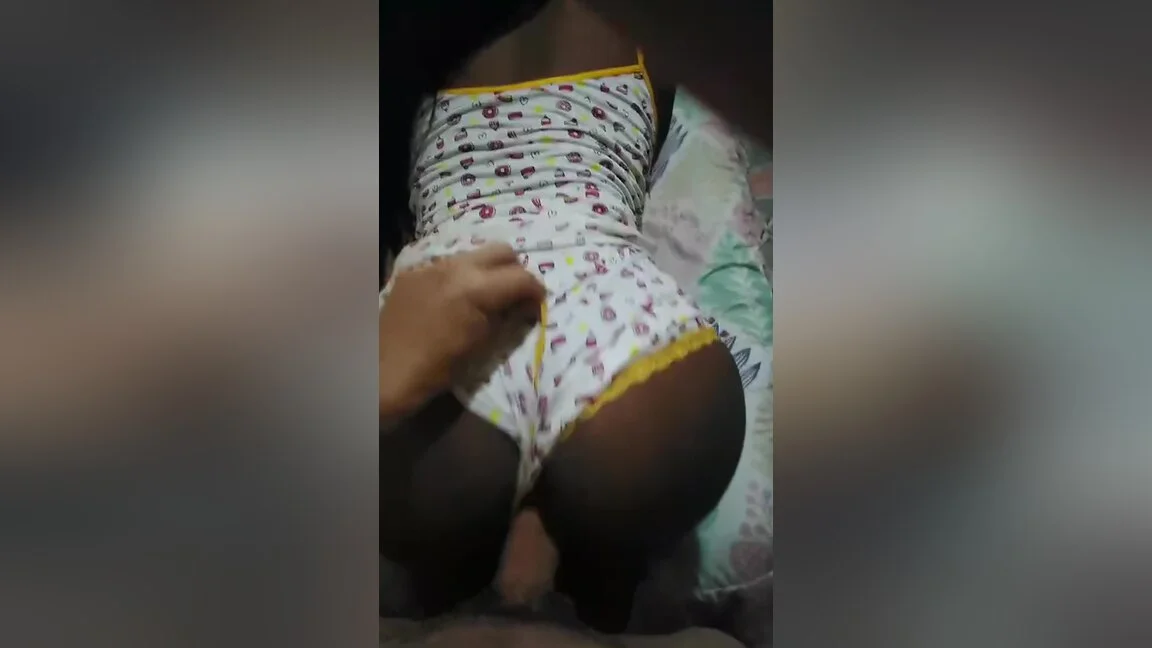 With A Visit At Home And We Cant Wait. Wife In Royal Pajamas