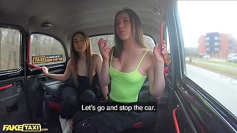 Fake Taxi Cheeky Spanish Lesbians Anastasia & Ginebra in Backseat Threesome