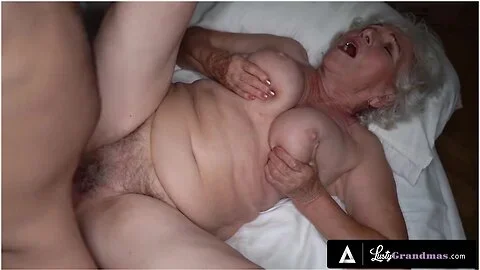 Horny Granny Gets Her Old Pussy Fucked Hard By Her Lover