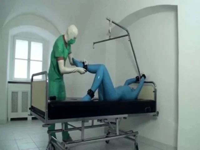 fetish, Bondage, Rubbing, bizarre, Latex, gloves, mask,