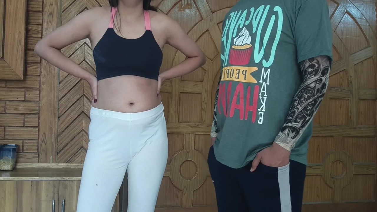 Hindi Sex In Teen 18+ Tricked Into Getting Naked For Personal Trainer And Sucking His Cock Morning Yoga Class With Sexy Student 18+