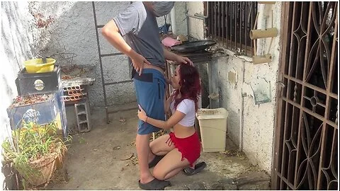 I Came Home And Saw My Maid Washing Clothes In A Skirt And I Couldnt Resist Her Ass