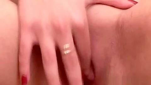 Solo Masturbation of Sexy Busty Redhead