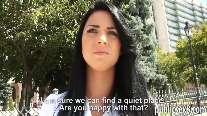 Amateur Eurobabe Flashes Big Tits And Slammed In Public