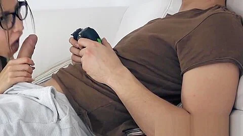 Sloppy Blowjob Big Dick and Fuck Mouth GF