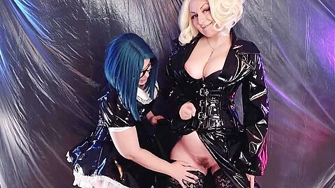 Lesbian Hot Joi Jerk Off Instructions - Latex Pvc Milfs Dirty Talk Seduce With Arya Grander